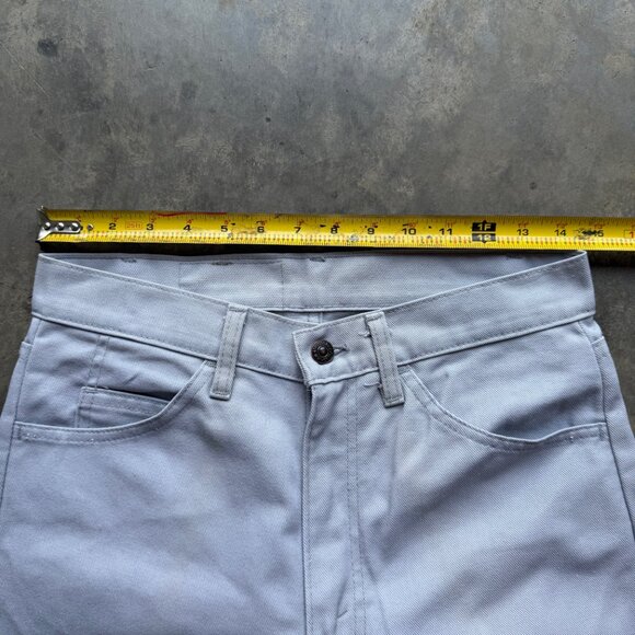 Vintage Levi's 505 White Tab Light Gray Jeans Pants Actual 29x27 Straight Leg - Picture 5 of 8